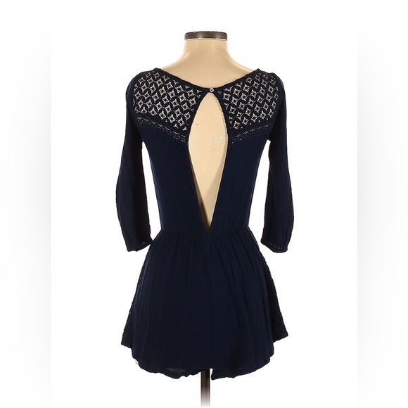 Abercrombie & Fitch Pants - Abercrombie Long Sleeve Blue Marine Romper